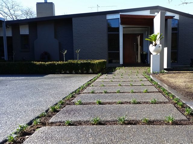 Concrete Pathway with mondo