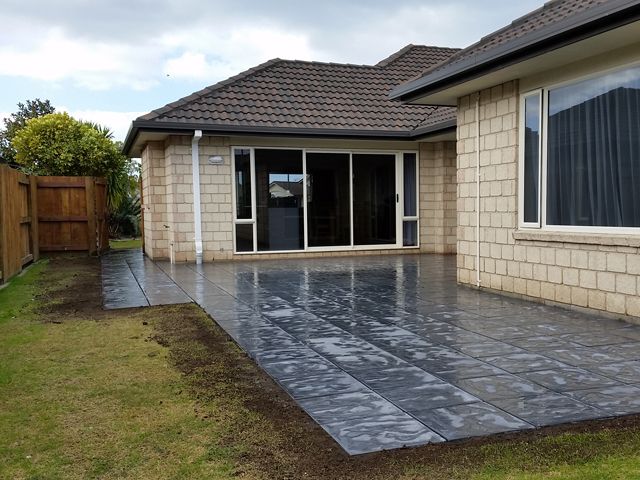 installation of pavers