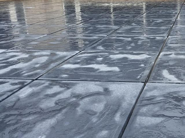 installation of pavers