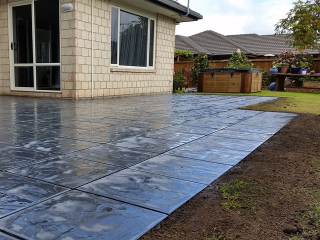 installation of pavers